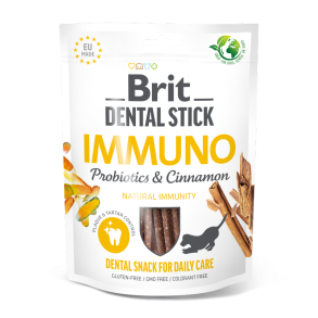 Brit dental sticks immuno med probiotika og kanel