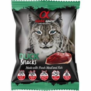 Alpha spirit snack til kat med and 50g