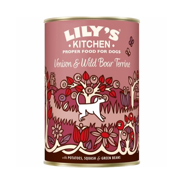 Lily's kitchen venison &amp; wildboar terrine vdfoder 400g