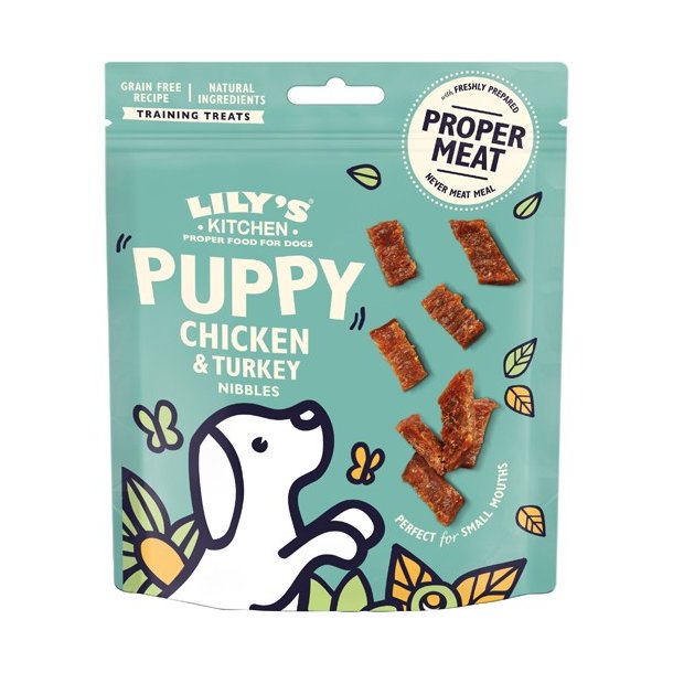 Lily's kitchen puppy chicken and turkey nibbles