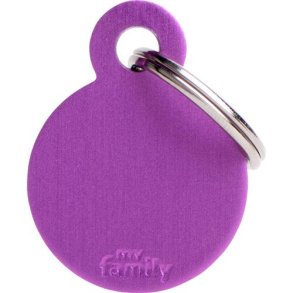 Hundetegn lilla rundt