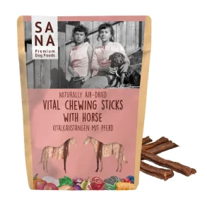 Sana vital chewing sticks med okse og hest 150g