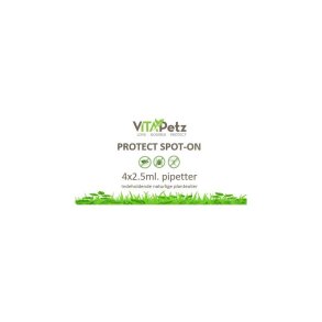 Vitapetz protect spot-on 4x2,5ml mod lopper og flter