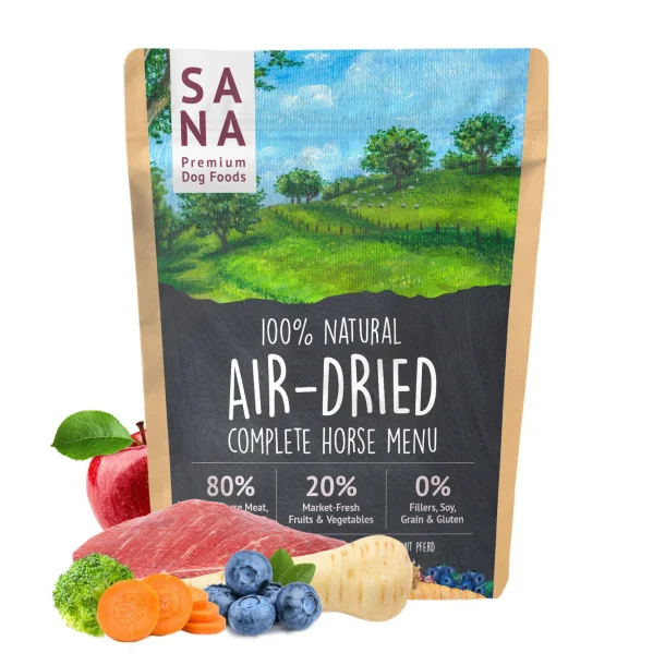 Sana air-dried trfoder med hest 1kg