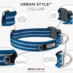 Dog copenhagen urban STYLE halsbnd ocean blue