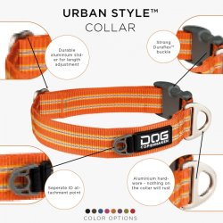Dog copenhagen urban STYLE halsbnd orange